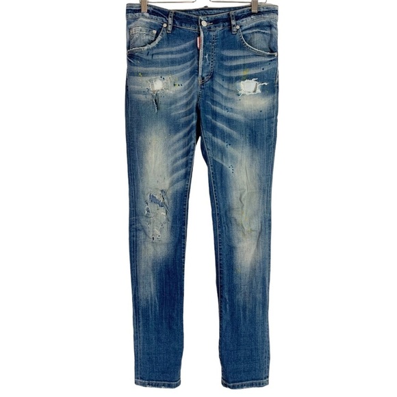 Vintage DSQUARED2 Distressed Jeans Size IT 44/US 8 - Picture 1 of 12